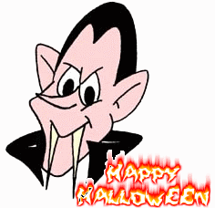 Wampir szczęśliwego Halloween
